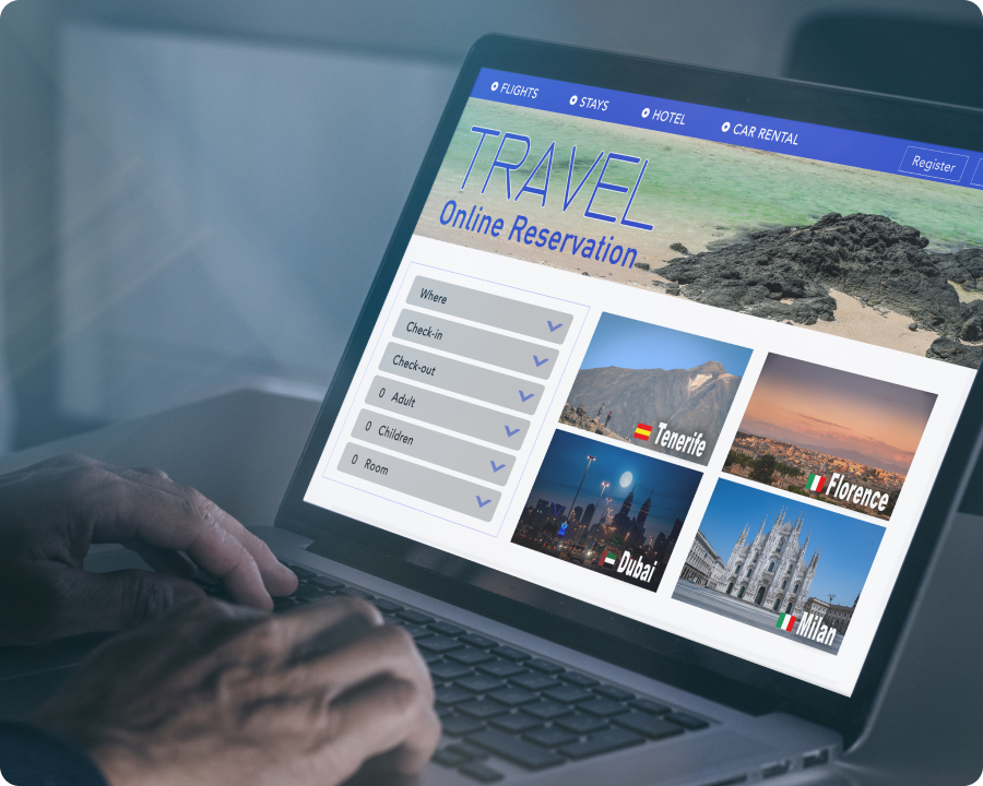 Website Development for Travel & Accommodation